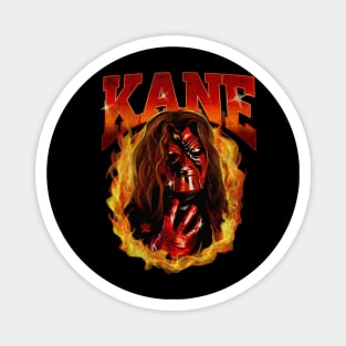 Kane Flames Portrait Magnet